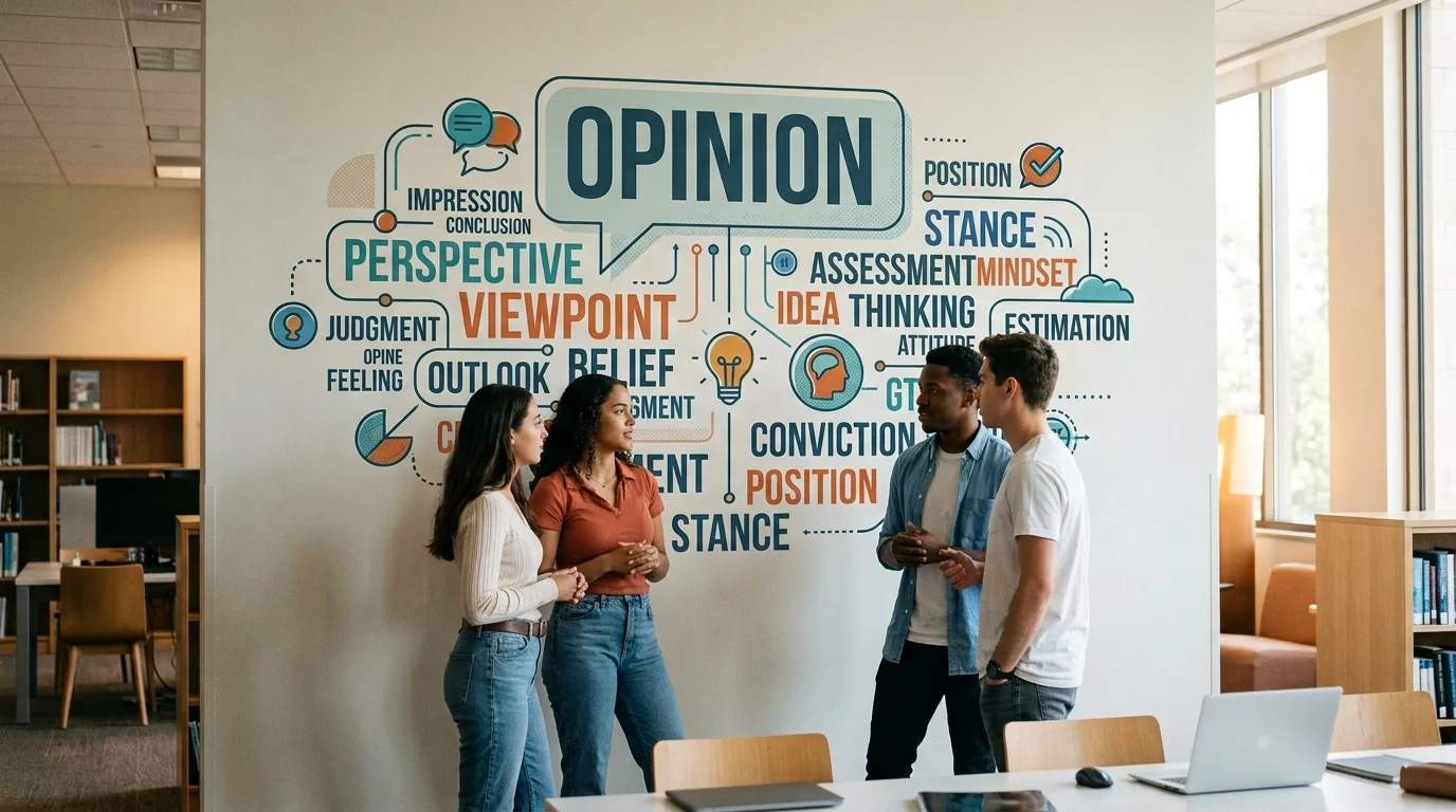 Synonym for Opinion Should