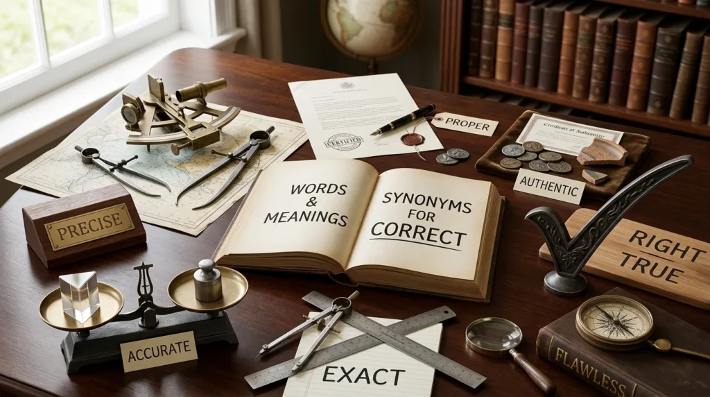 synonyms for correct