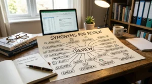 synonyms for review