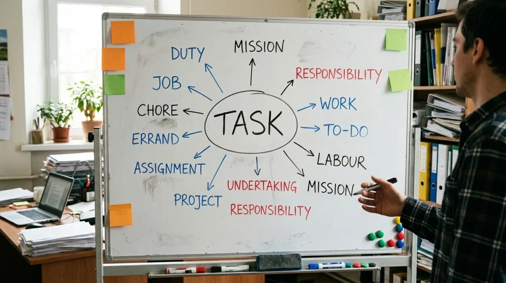 synonyms for task